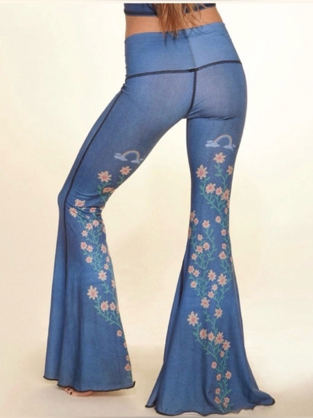 Teeki Woodstock Bell Bottoms🔥RARE🔥Large• excellent condition